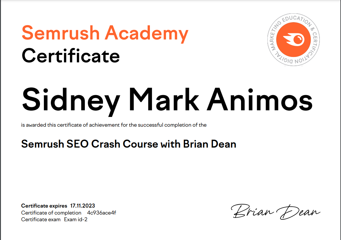 SEMRush Academy