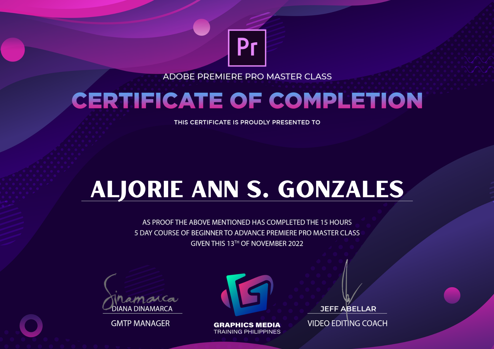 Adobe Premiere Pro Master Class Level I