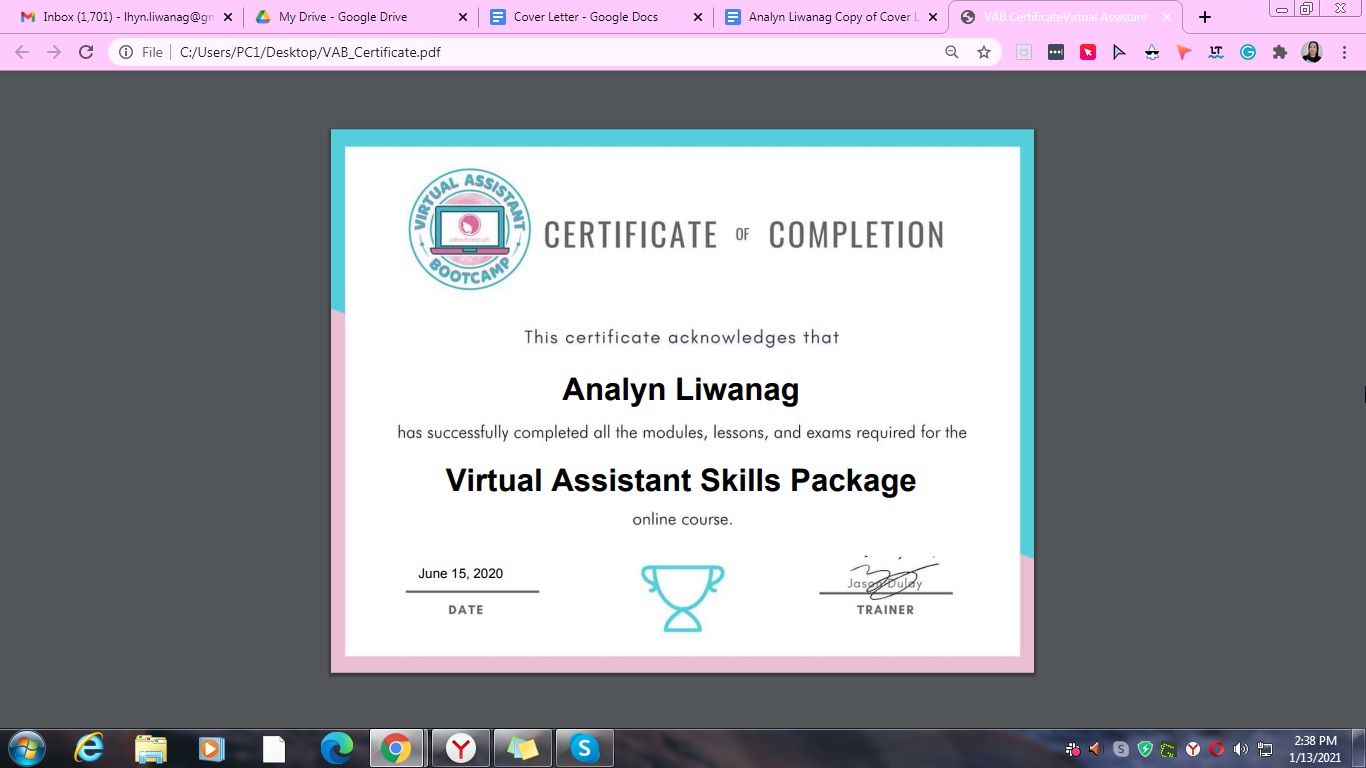 Virtual Assistant