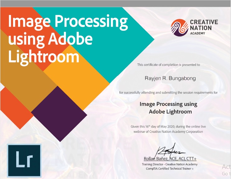 Image Processing using Adobe Lightroom