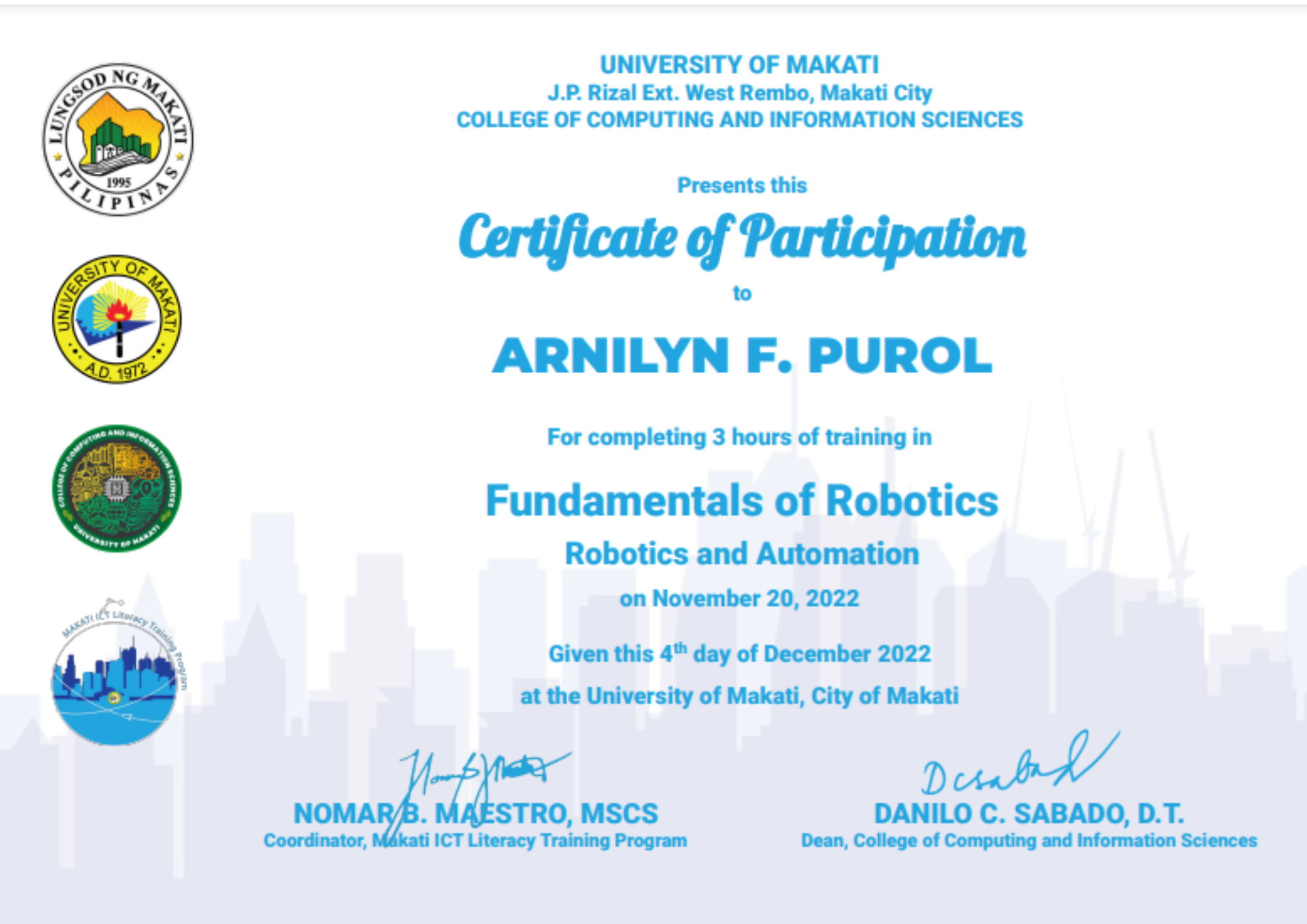 Fundamentals of Robotics Robotics and Automation