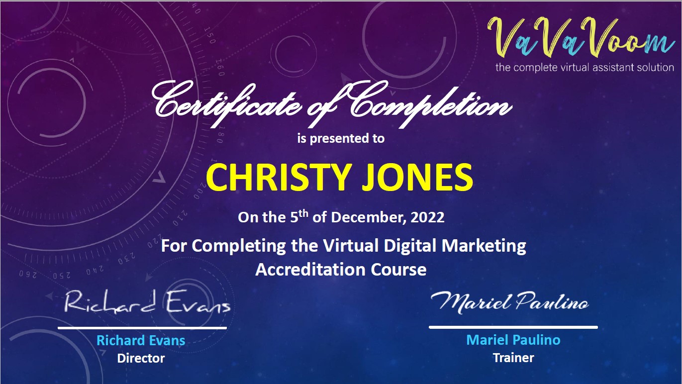Virtual Digital Marketing Accreditation Course