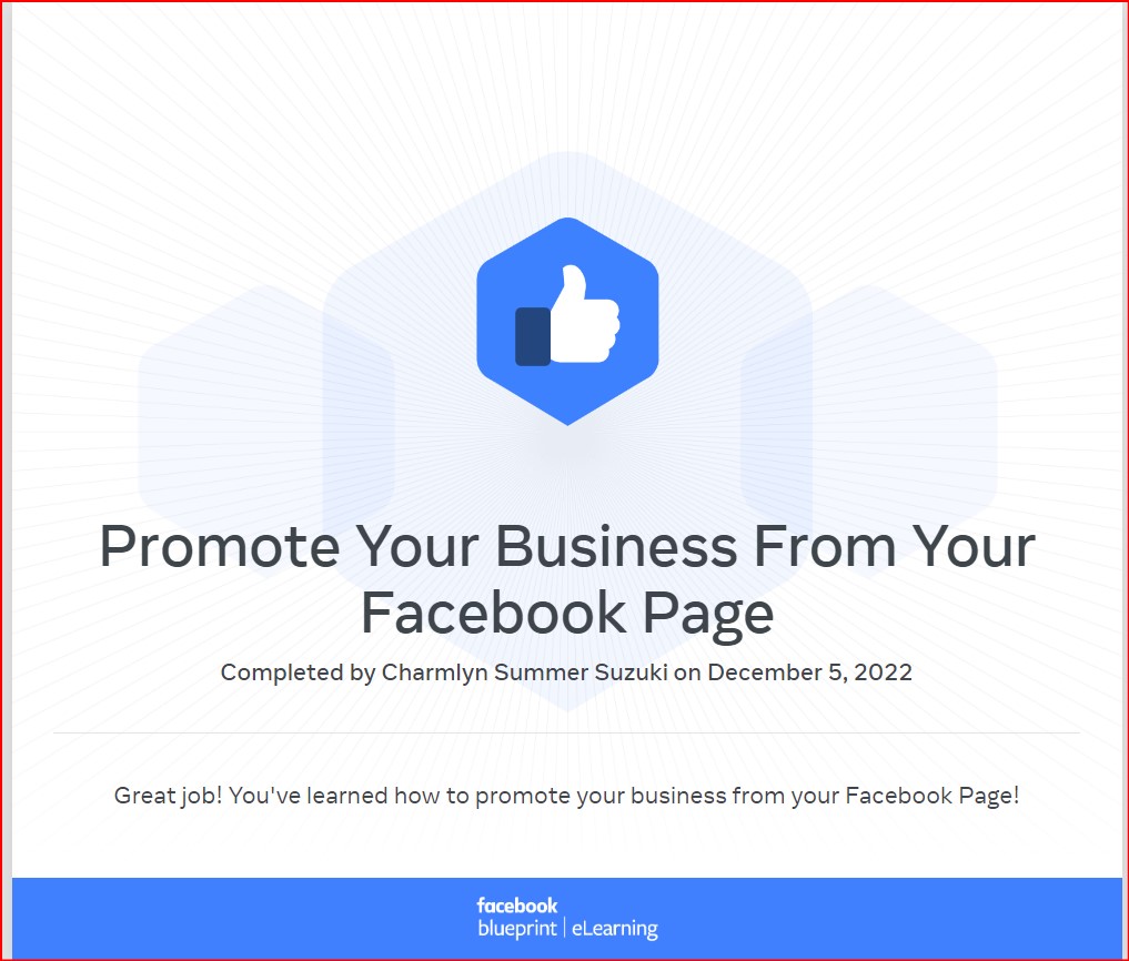 Promote Your Business from Your Facebook Page