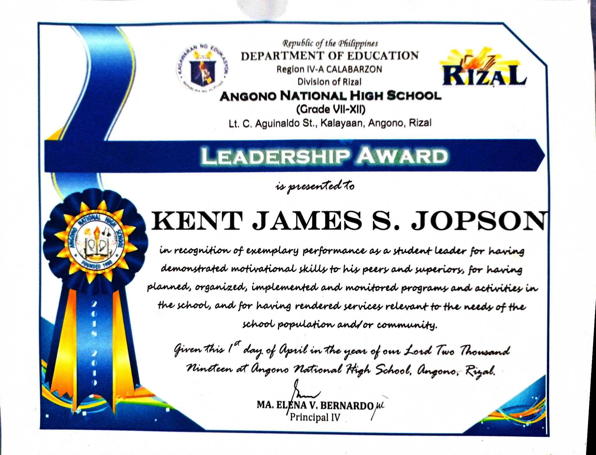 Leadership Award