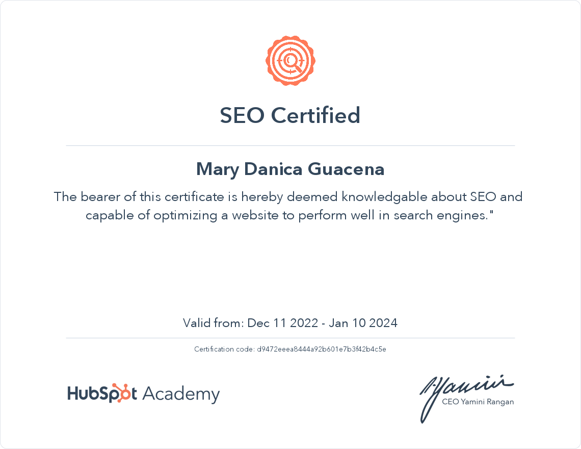 SEO Hubspot