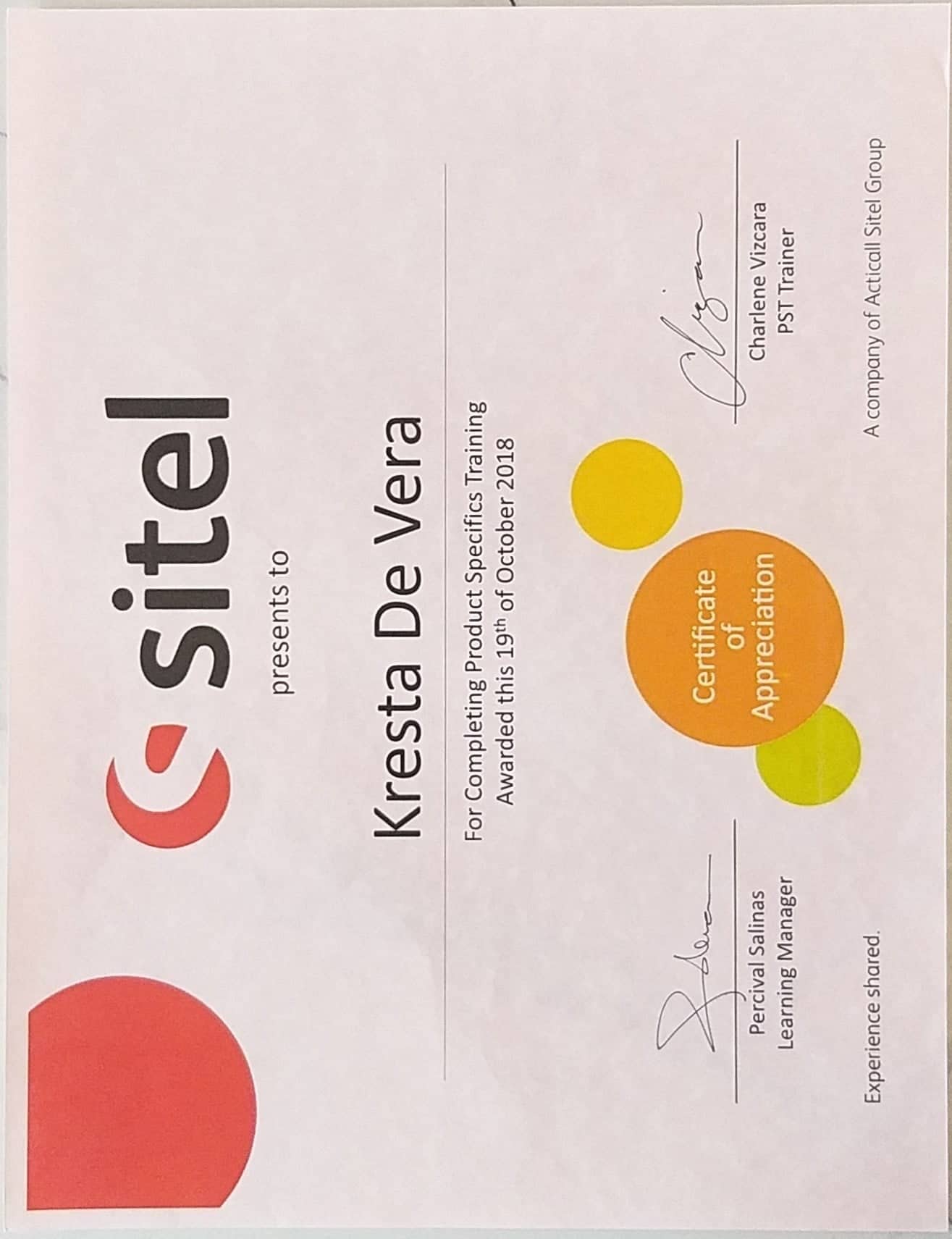 SITEL C1 PST