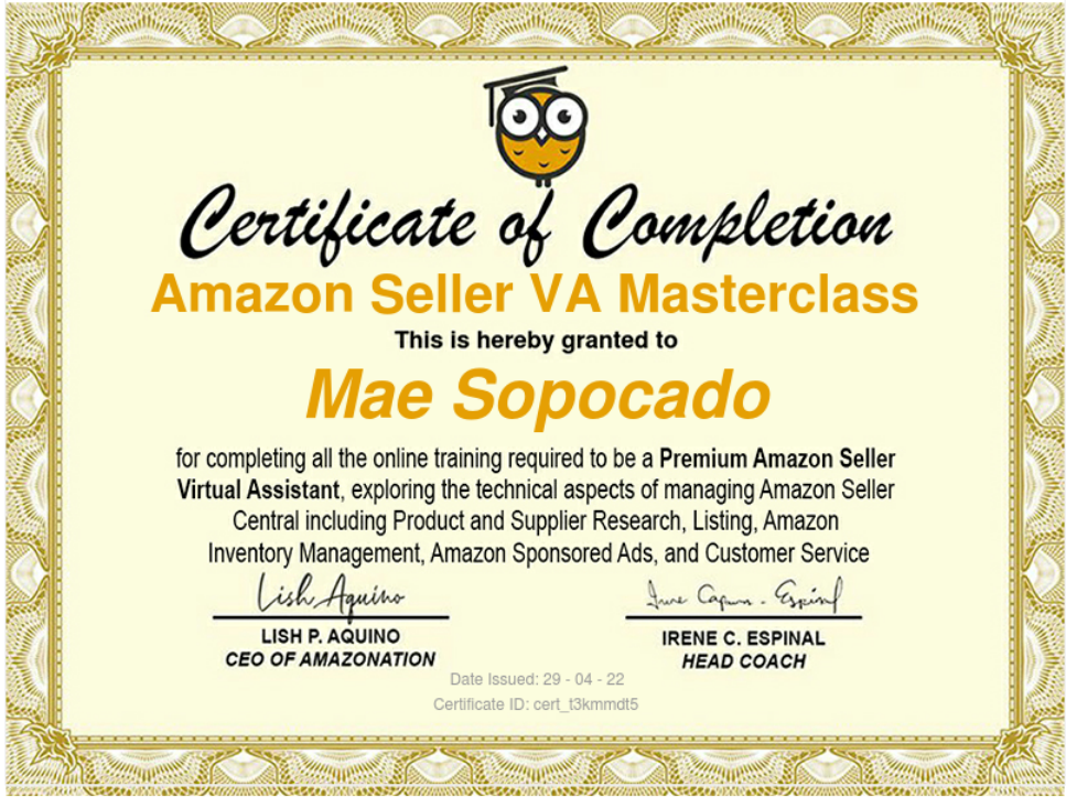 Amazon Seller VA Master Class