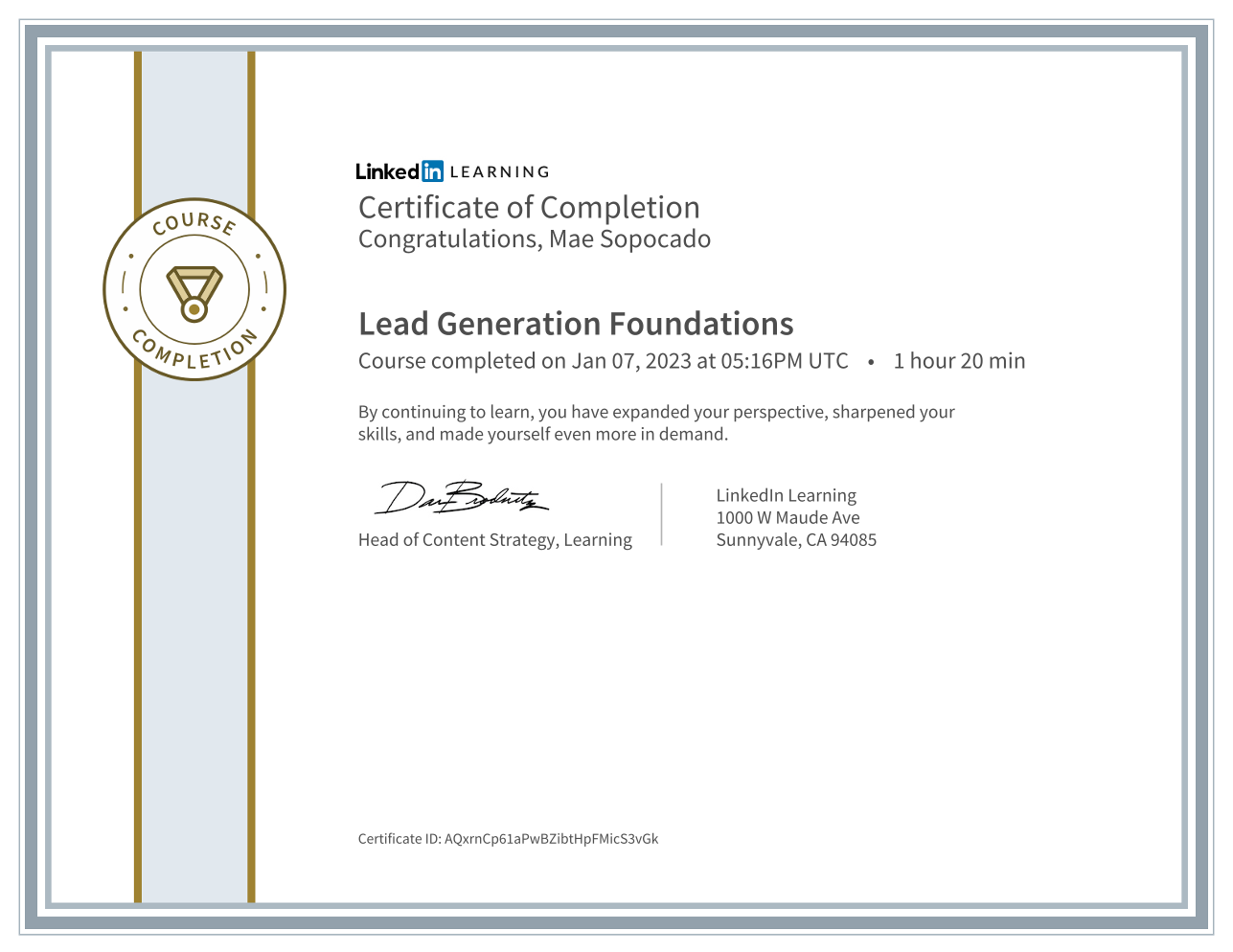 Lead Generation Foundations