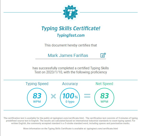 Typing Test