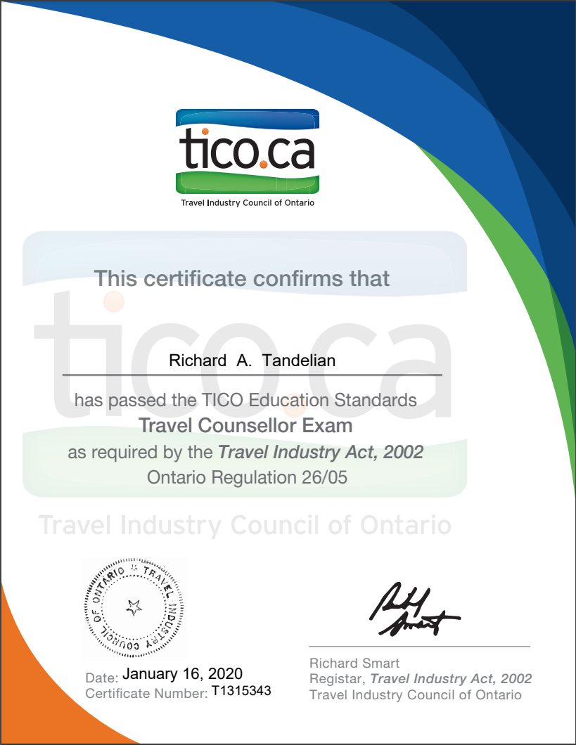 TICO Certificate