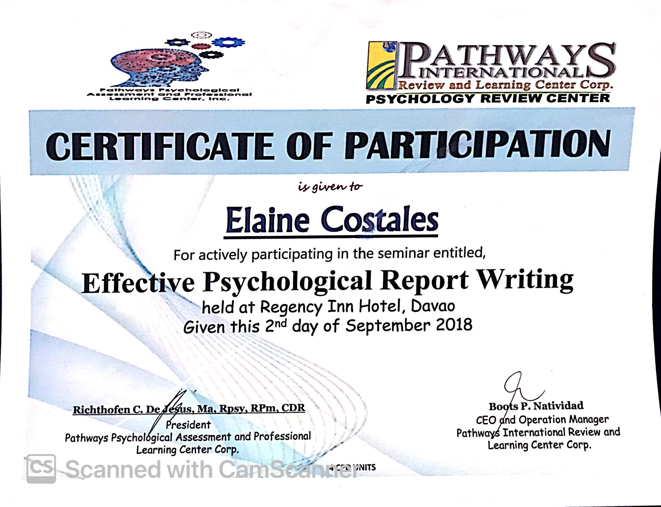 Effective Psychological Report Writing