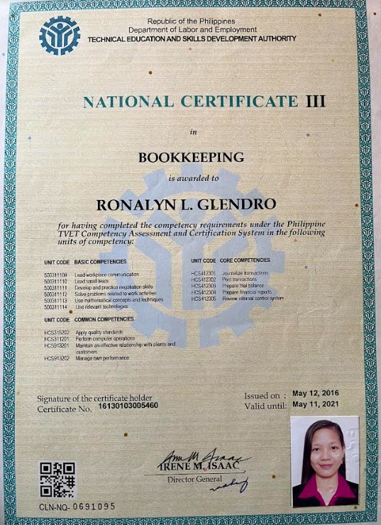 NCIII BOOKKEEPING