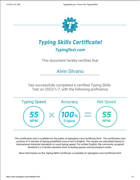 Typing Test