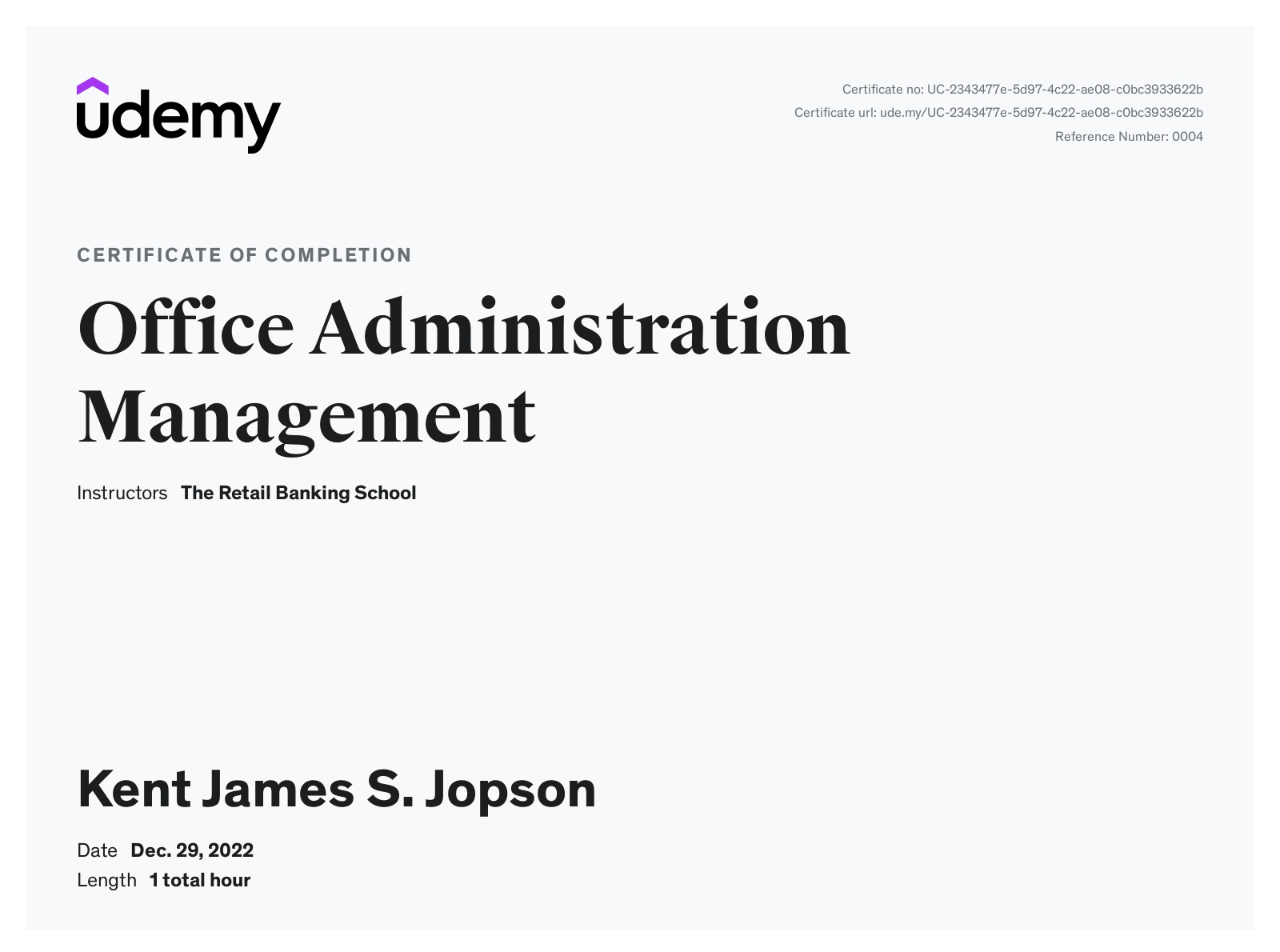 Office Administration Management