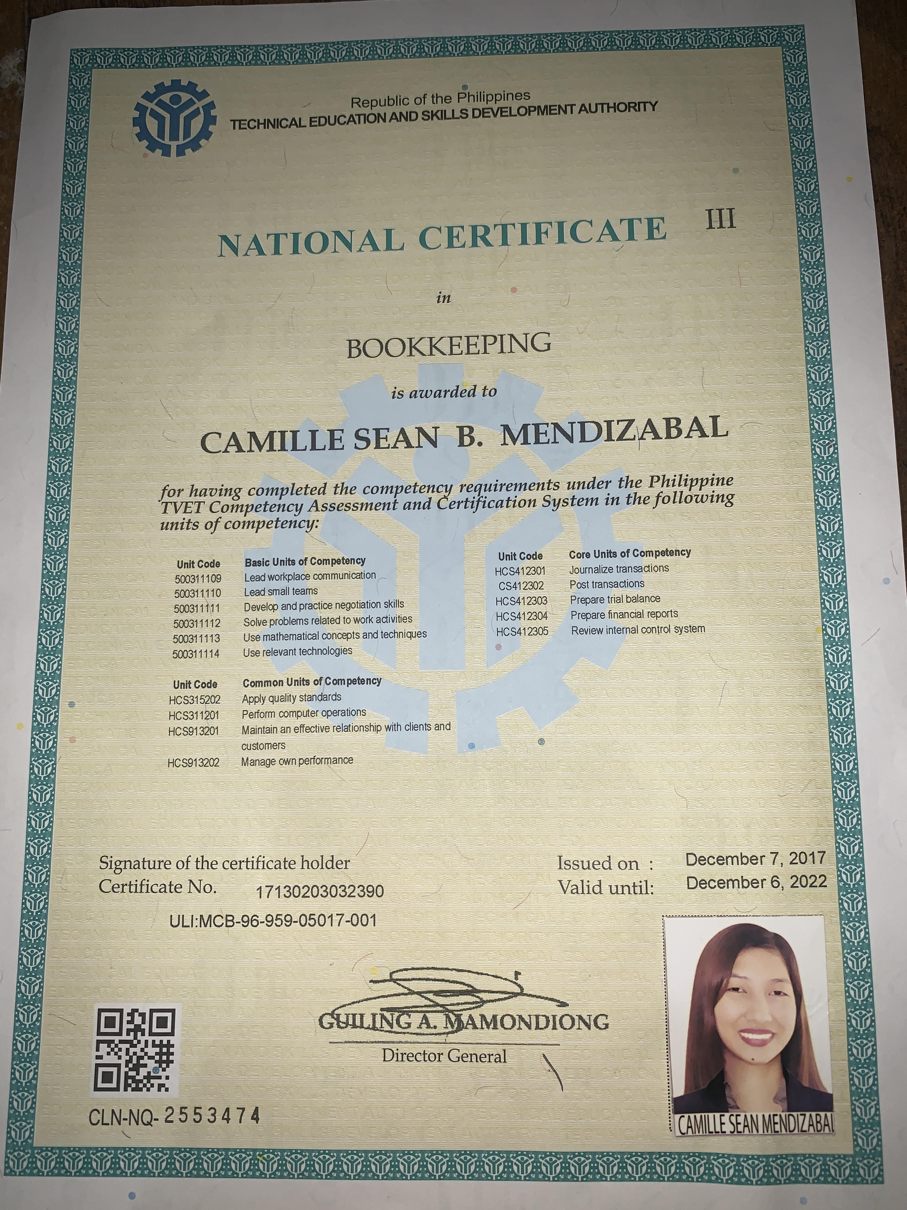 Bookkeeping