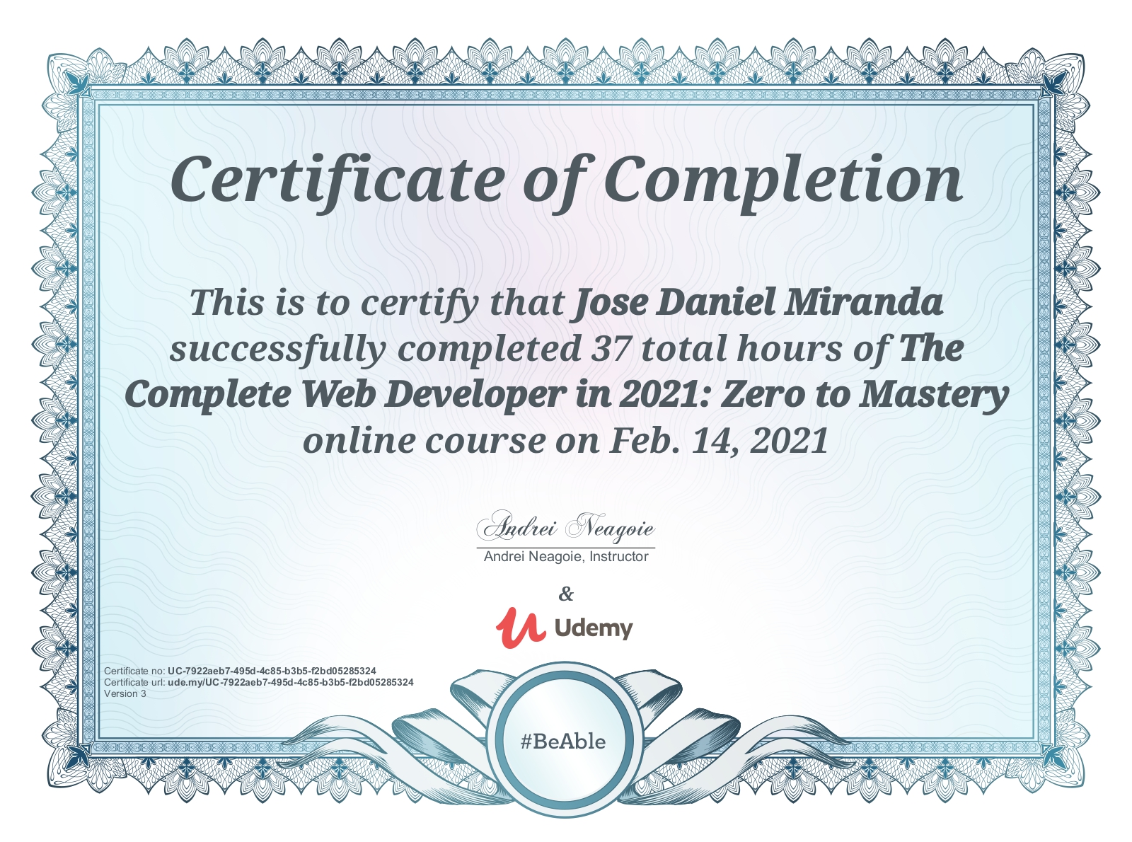 The Complete Web Developer: Zero to Mastery