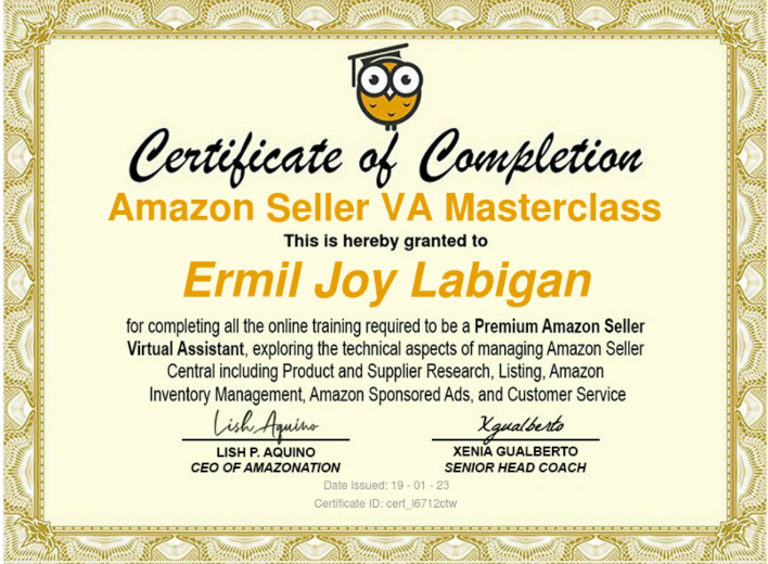 Amazon Seller Virtual Assistant