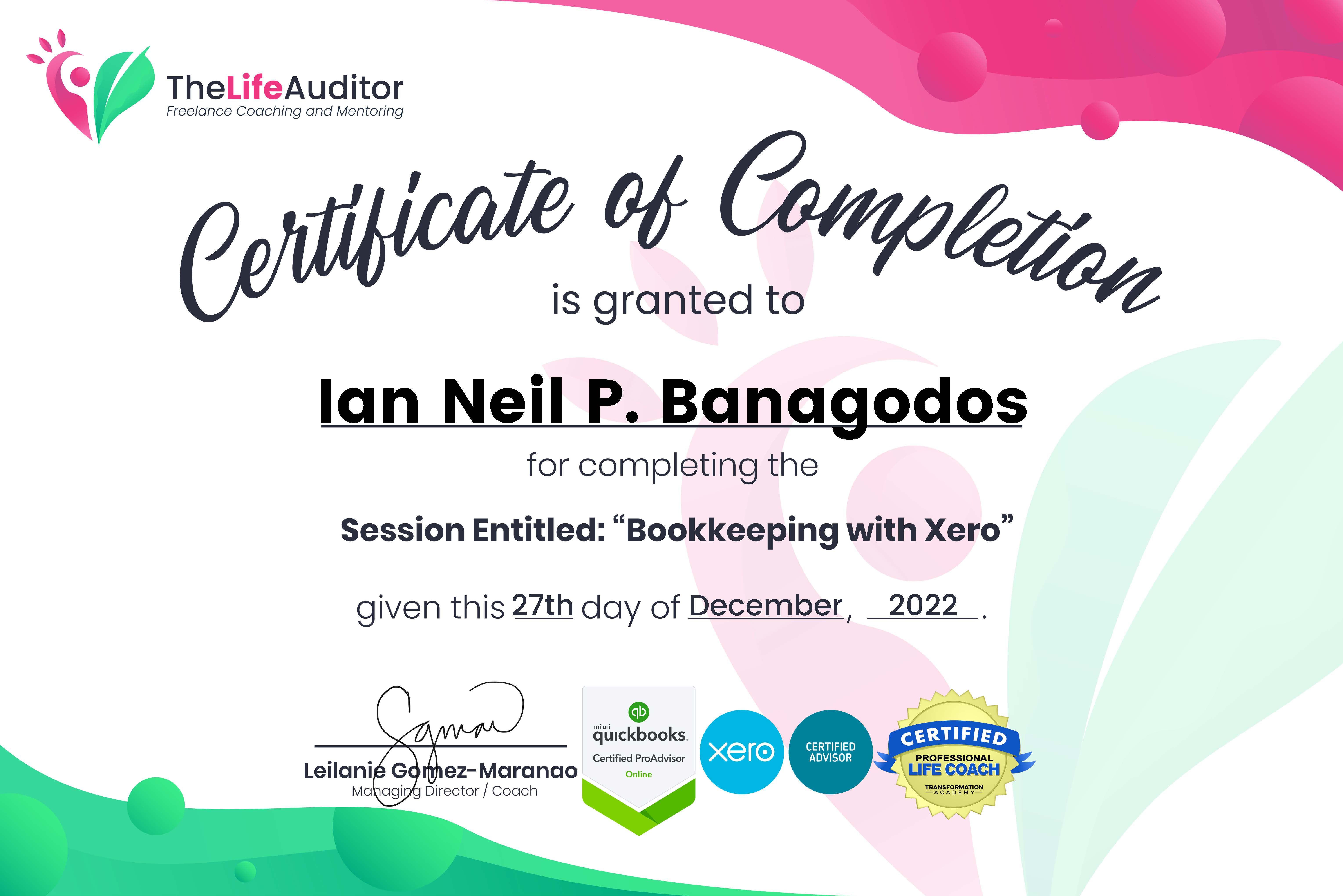 Bookkeeping with Xero