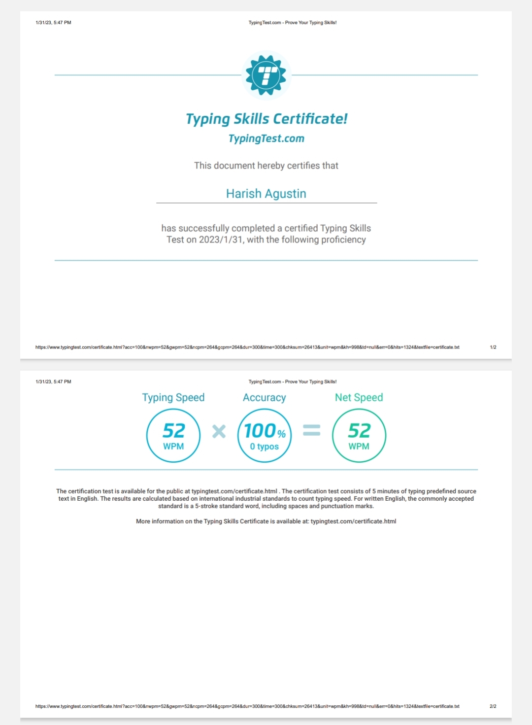 Typing Test