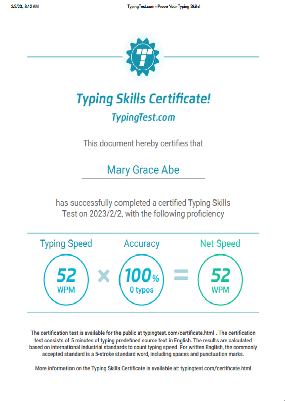 Typing Test