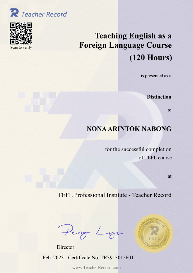 TEFL Certificate