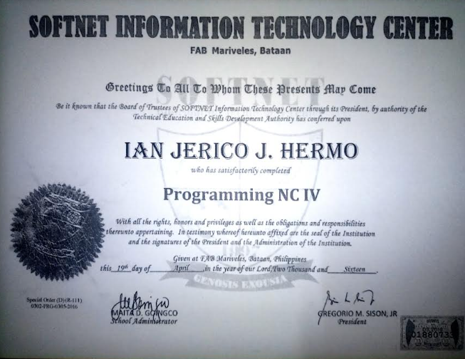 PROGRAMMING NC IV