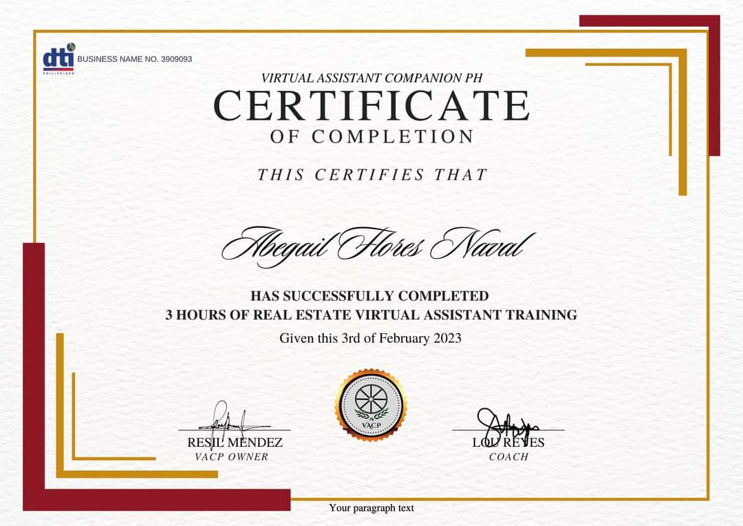 Real Estate Virtual Assistant training
