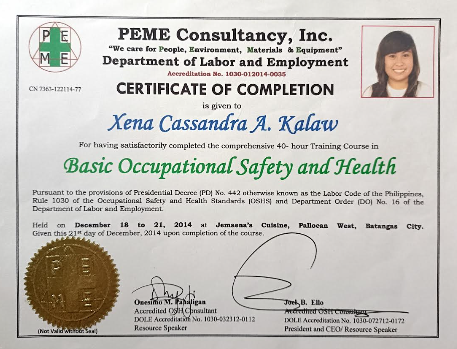 Safety Officer Engineer