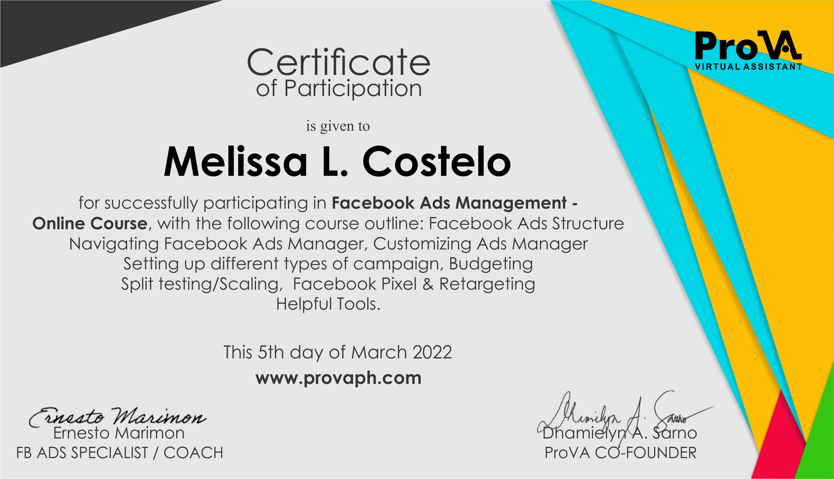 Fb Advertising Certification