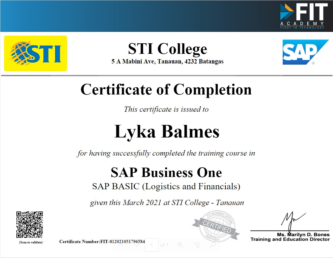 SAP Basic - Logistics and Financials