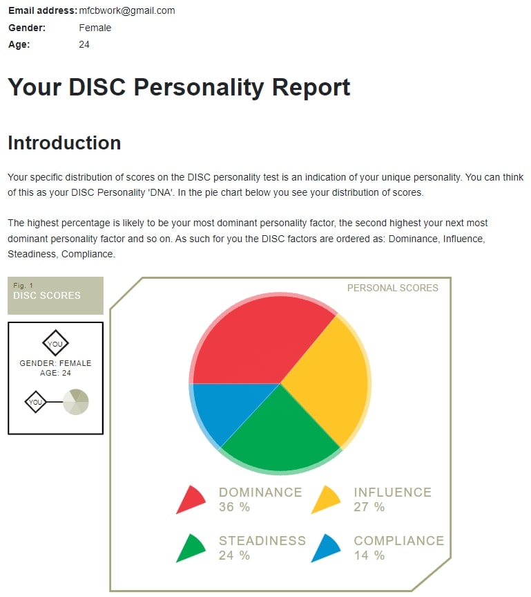 DISC Test Result