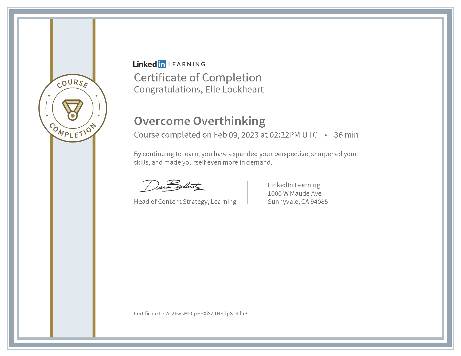 Overcome Overthinking