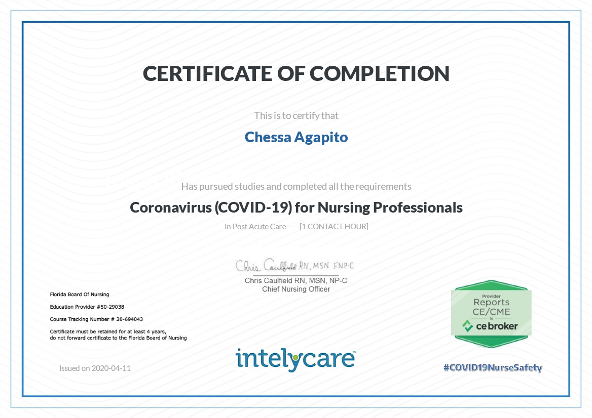 Covid-19 for Nursing Professionals