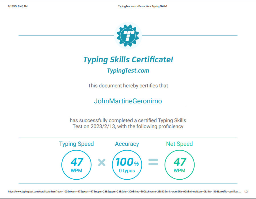 Typing Speed