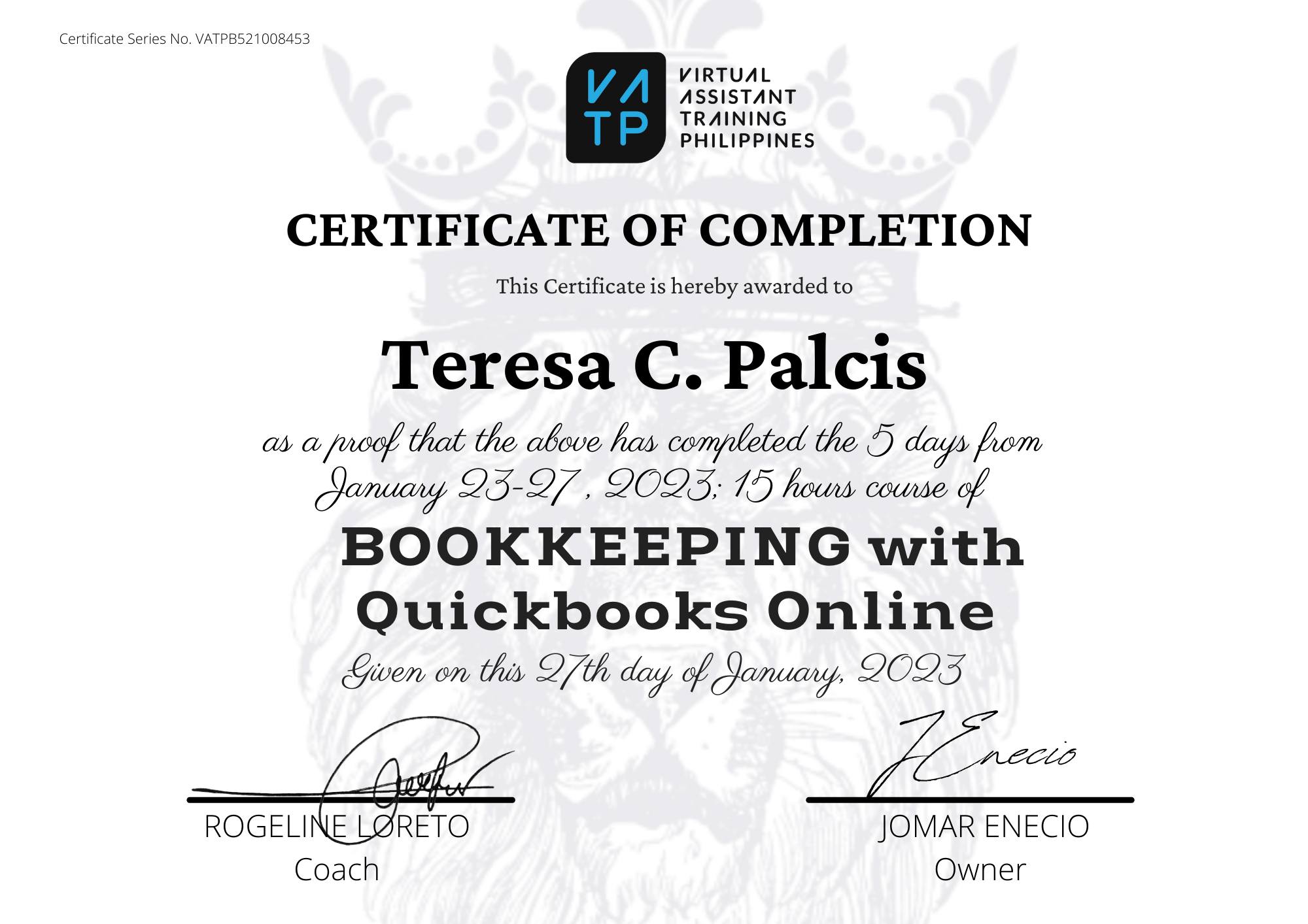 Bookkeeping with QuickBooks Online Certification