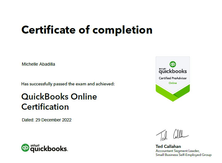 QuickBooks Pro Advisor