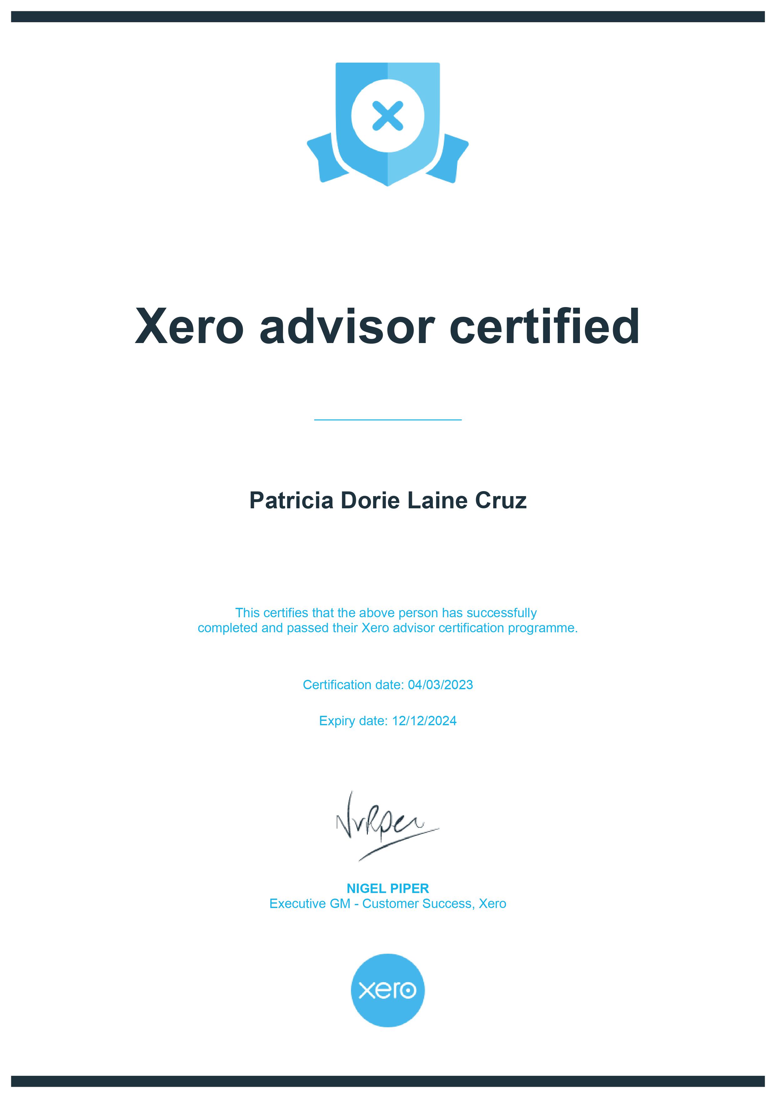 Xero Advisor