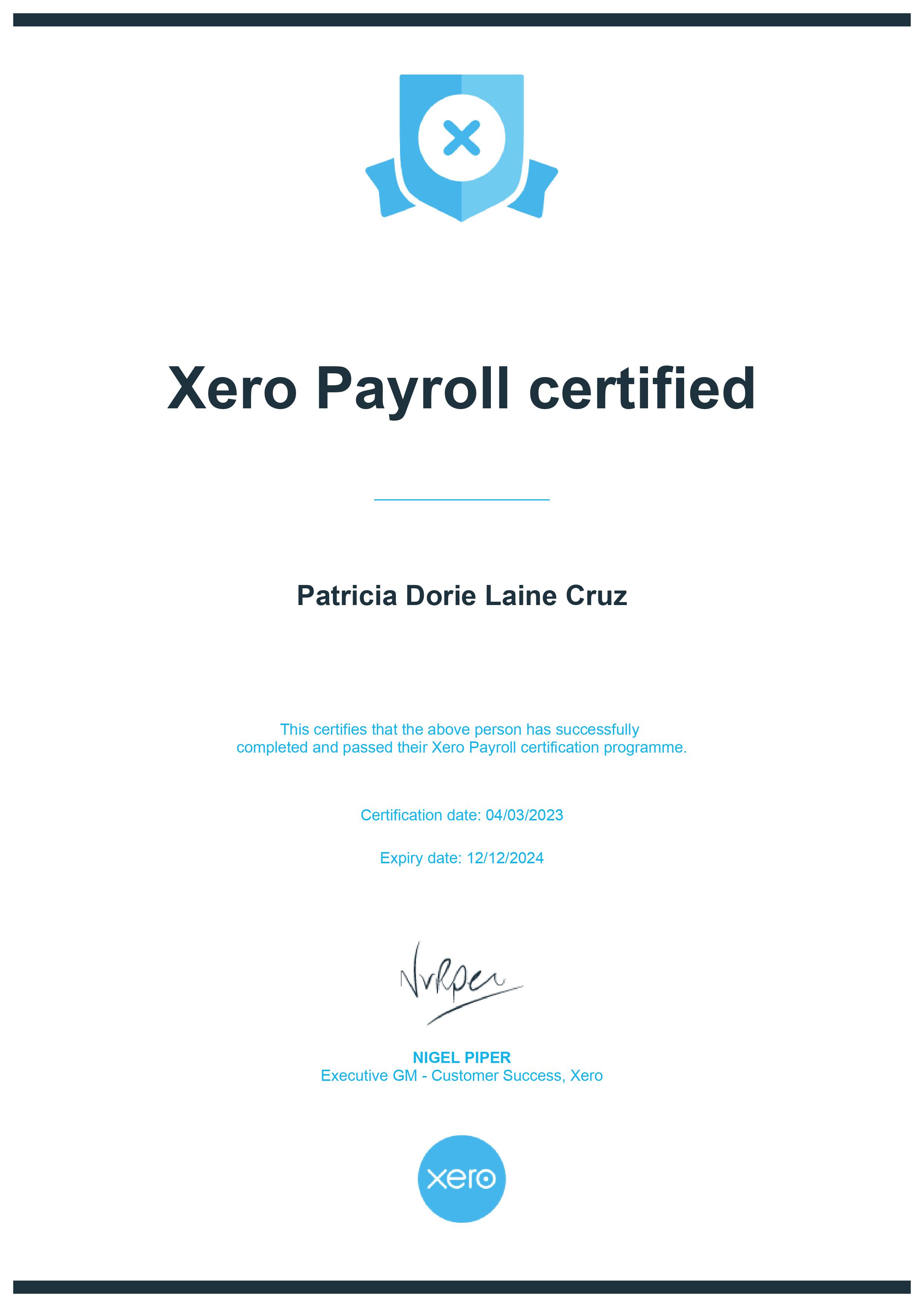 Xero Payroll