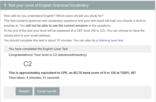 English Test