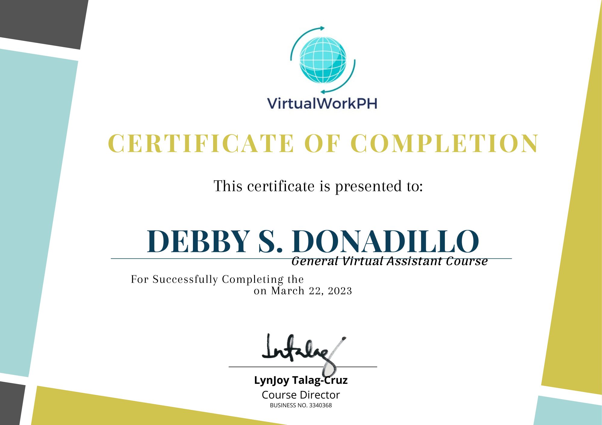 General Virtual Assistant Course