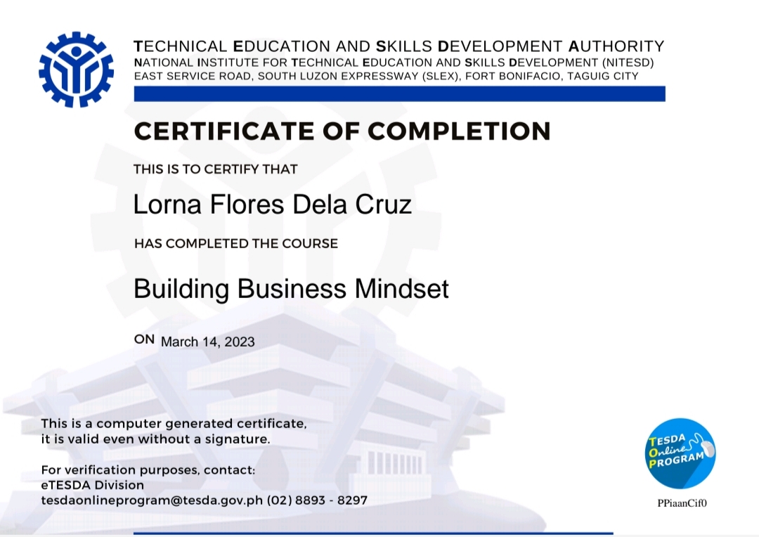 Building Business Mindset