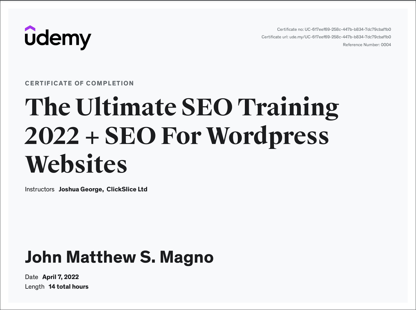 The Ultimate SEO Training