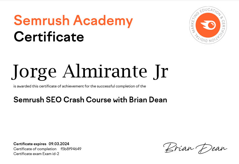 Semrush SEO Crash Course