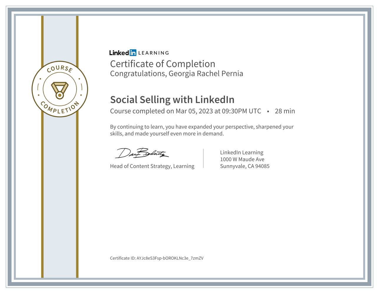 Social Selling with LinkedIn