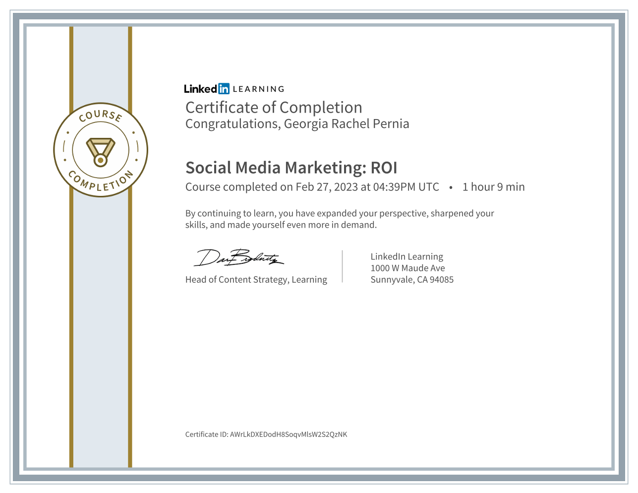 Social Media Marketing: ROI