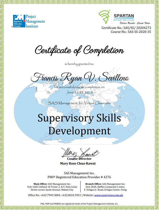 Supervisory Skills Development