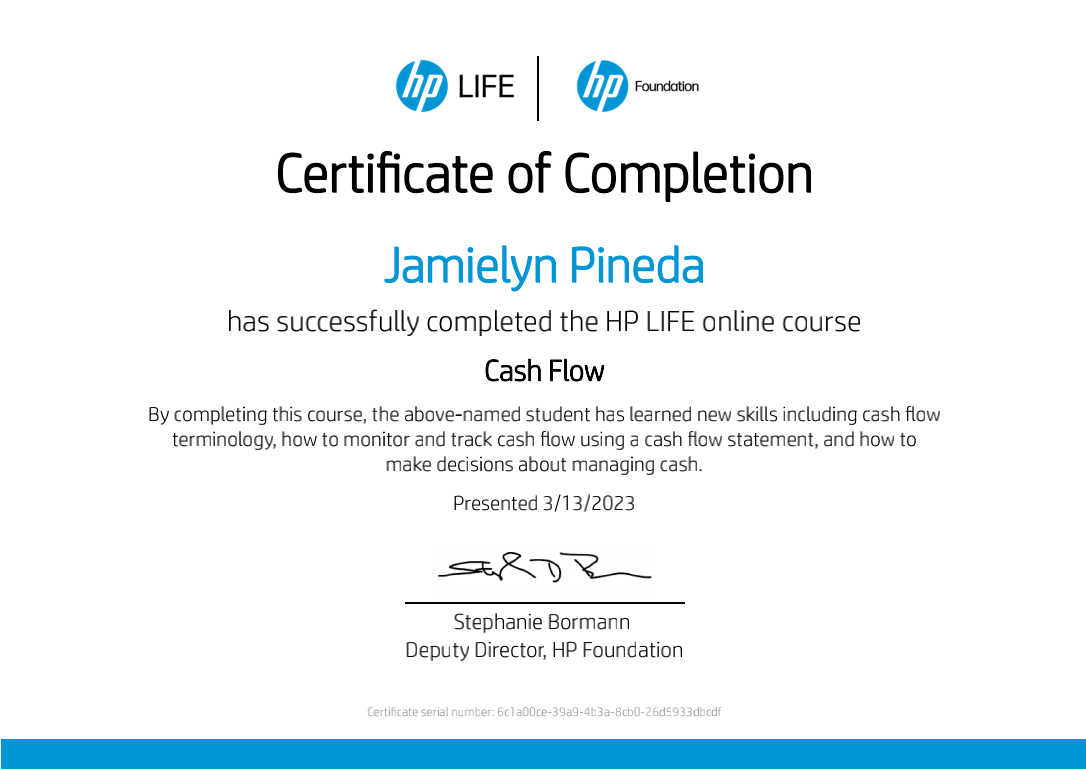 HP Life Online Course