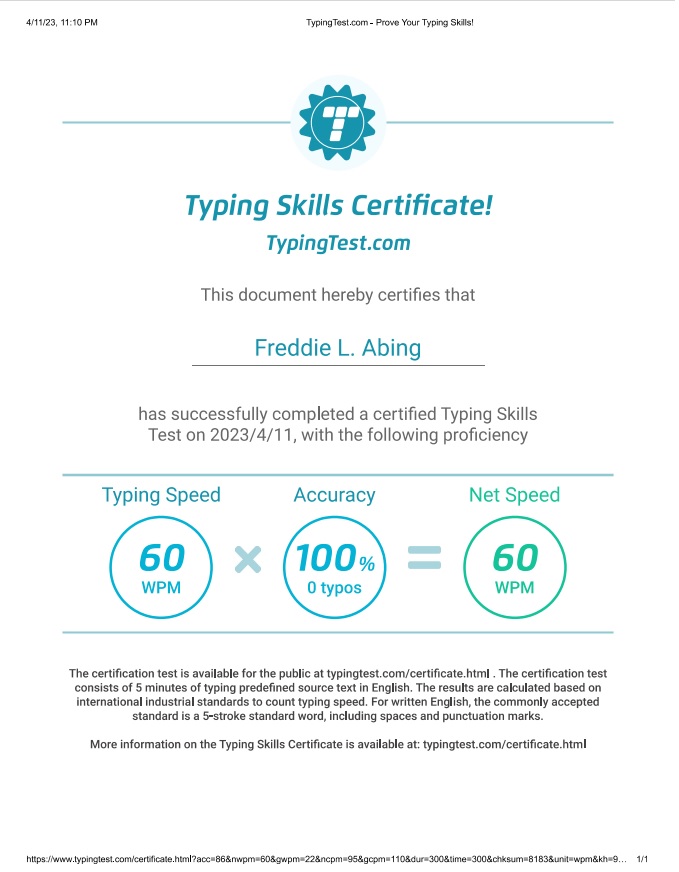 Typing Test