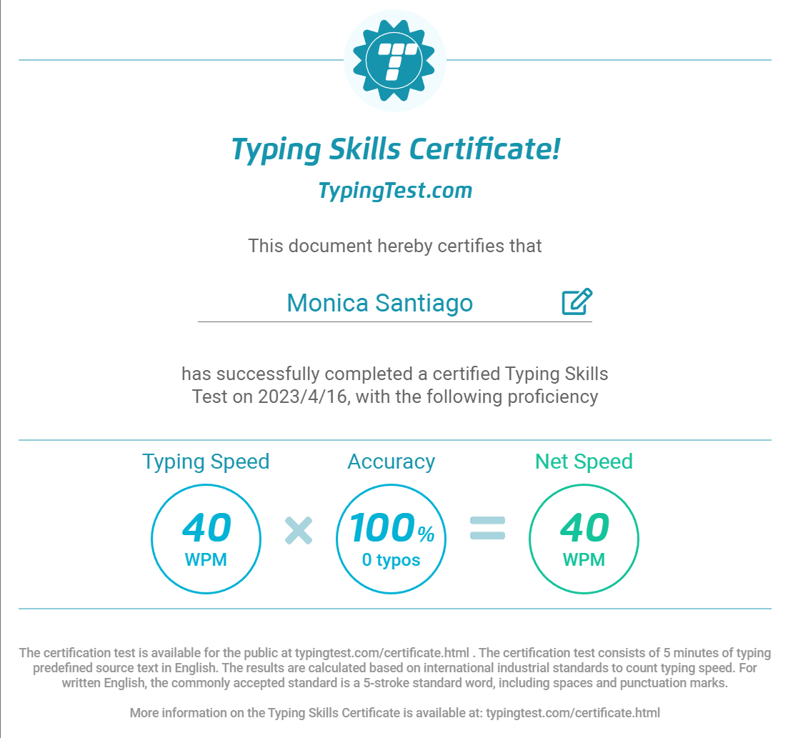 Typing Test