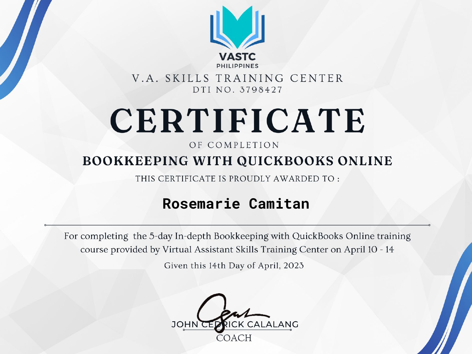 Bookkeeping with Quickbooks Online